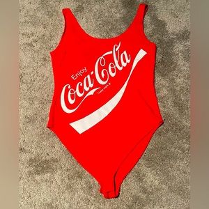 Coca-Cola Bodysuit 🥤w/Snaps! Low Scoop Back. ❣️